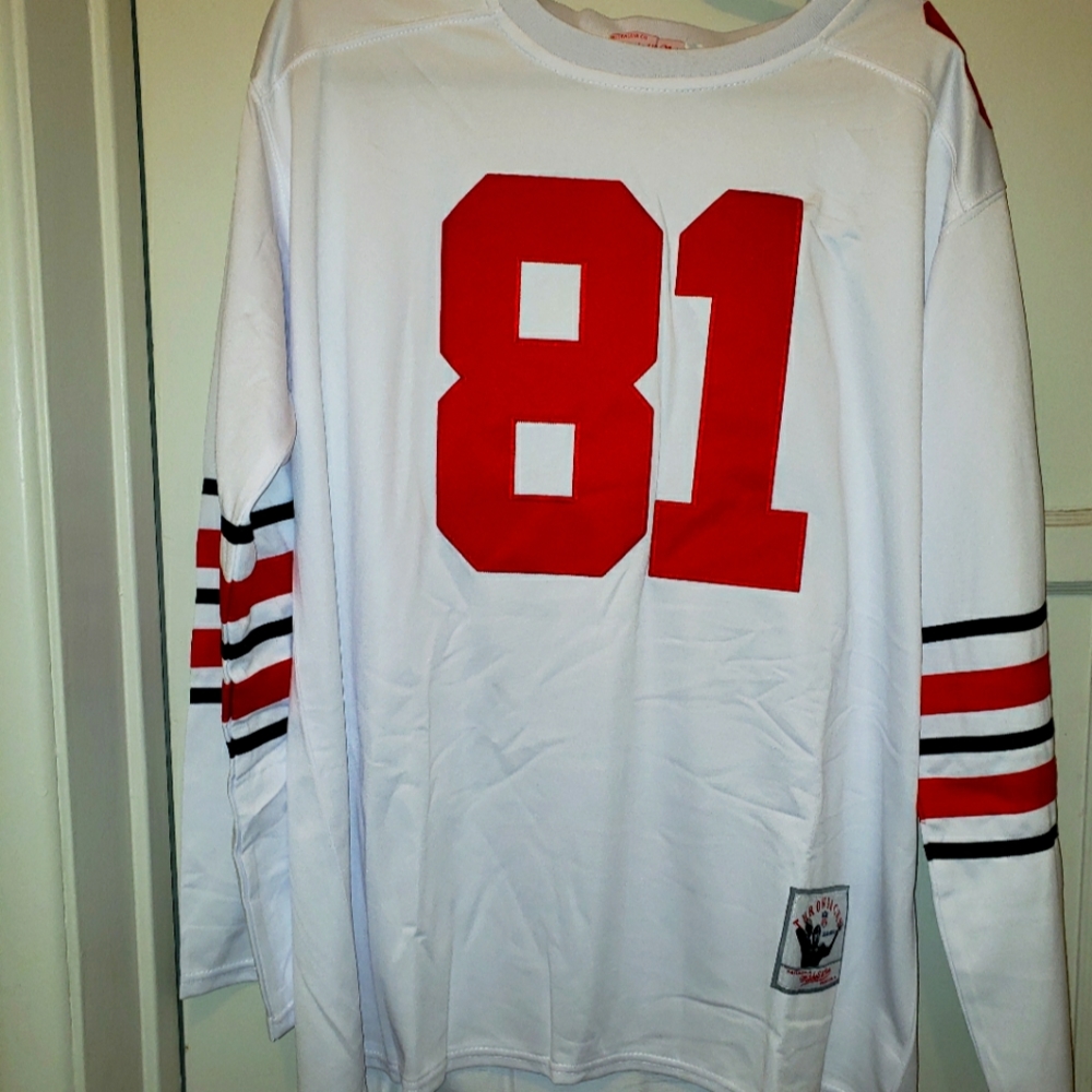 Men's jersey #81 Terrell Owens for the San Francisco 49ers.